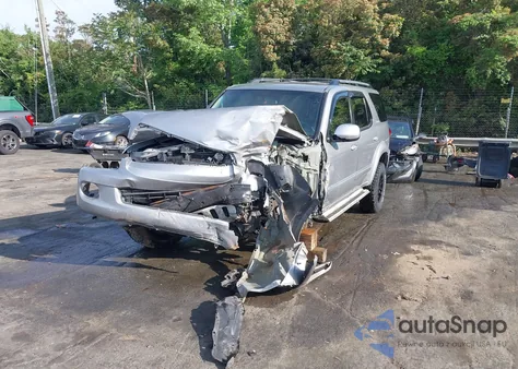 2005 Toyota Sequoia Limited V8 из США, поврежденный, VIN 5TDBT48A55S236796